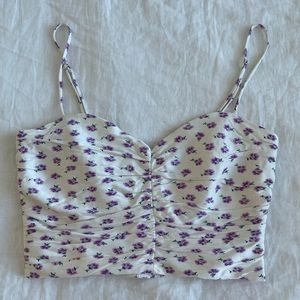 SOLD Adorable Satin Crop Tank